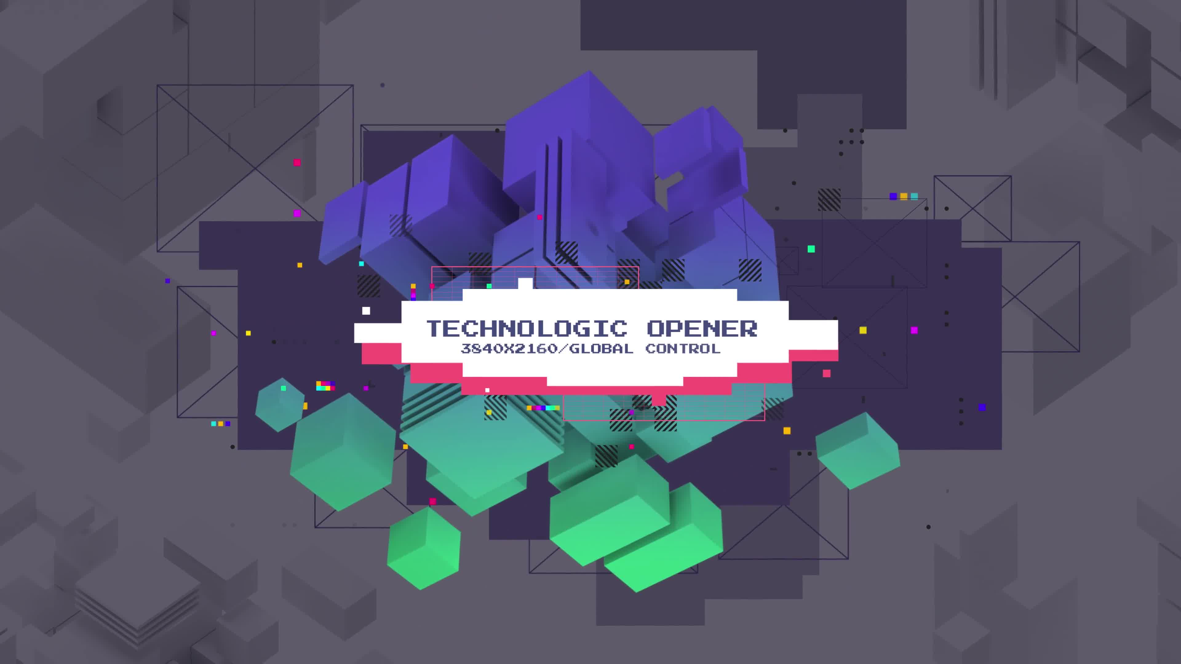 Technologic Opener/ Blockchain Cubes Bitcoin Ethereum NFT Corporate Urban City Modern Hitech AI Info Videohive 37961662 After Effects Image 9