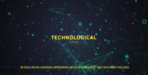Technological Titles - Videohive Download 20941071
