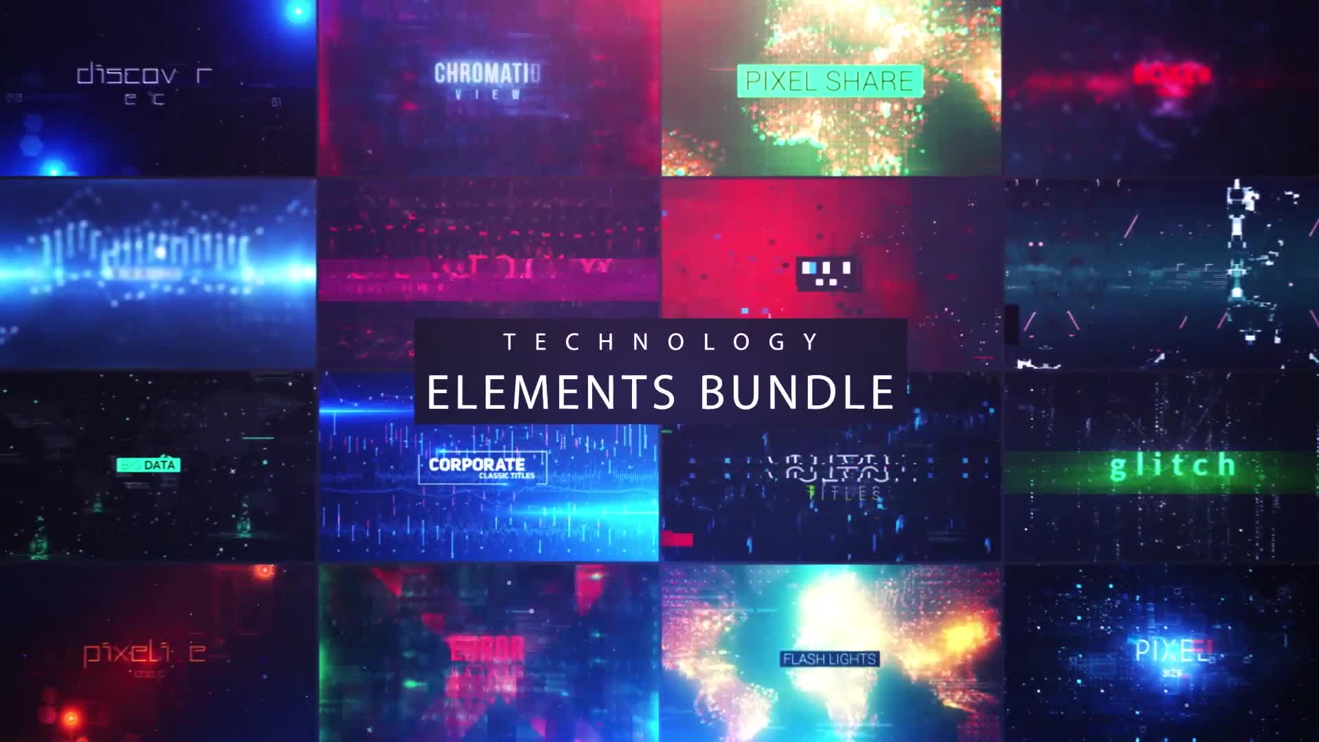 Technology Constructor Elements Bundle Videohive 36865401 After Effects Image 1