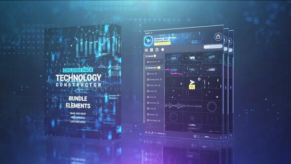 Technology Constructor Elements Bundle - Download 36865401 Videohive