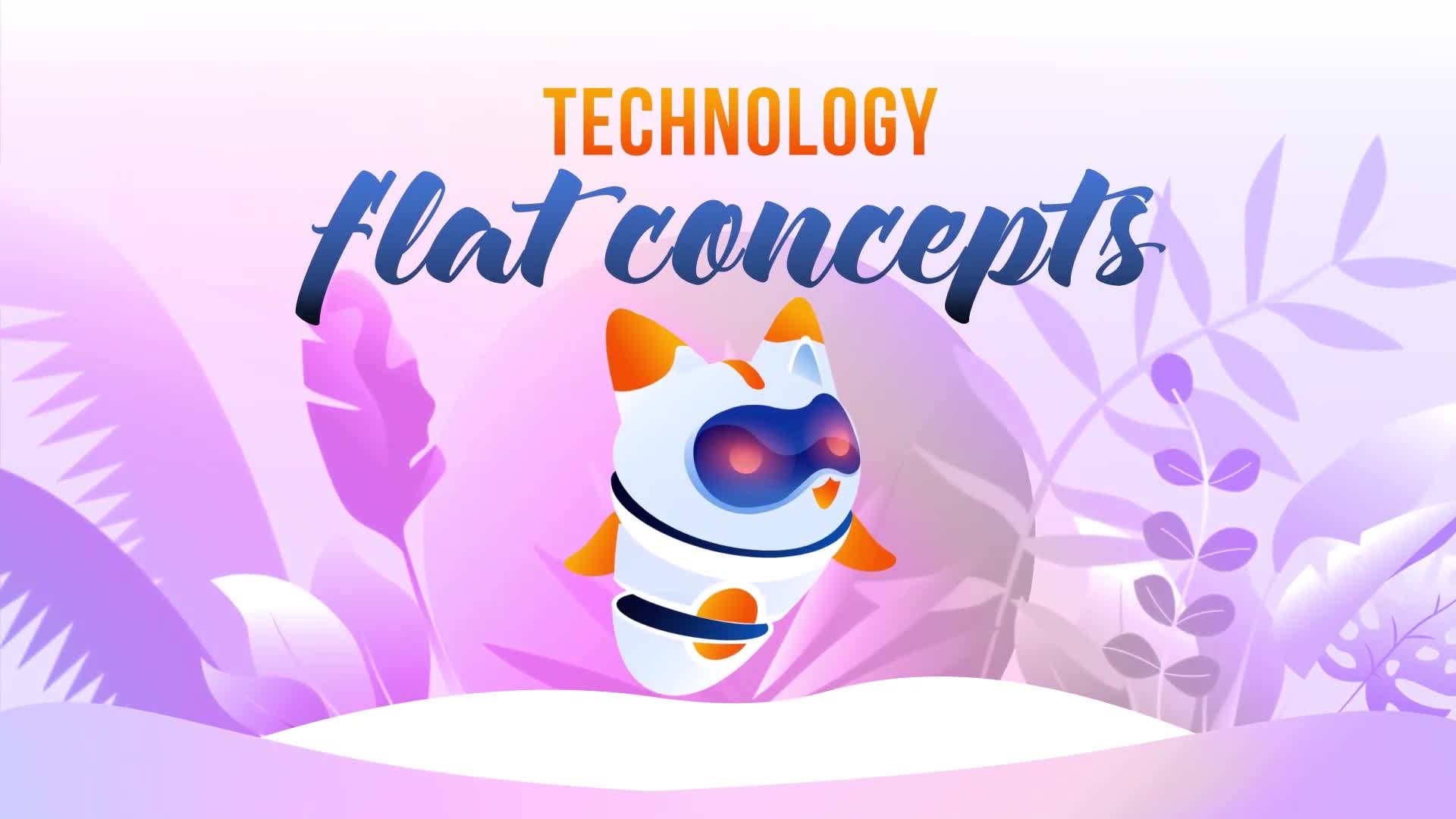 Technology Flat Concept Videohive 27646451 After Effects Image 1