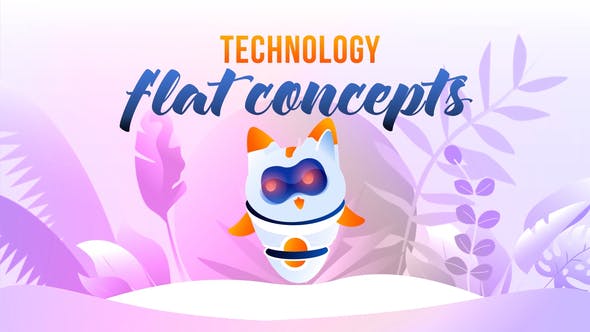 Technology Flat Concept - Videohive 27646451 Download