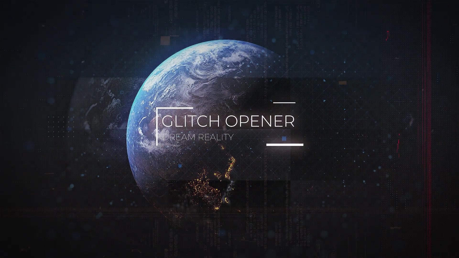 Technology Glitch Earth Titles Videohive 35205433 After Effects Image 6