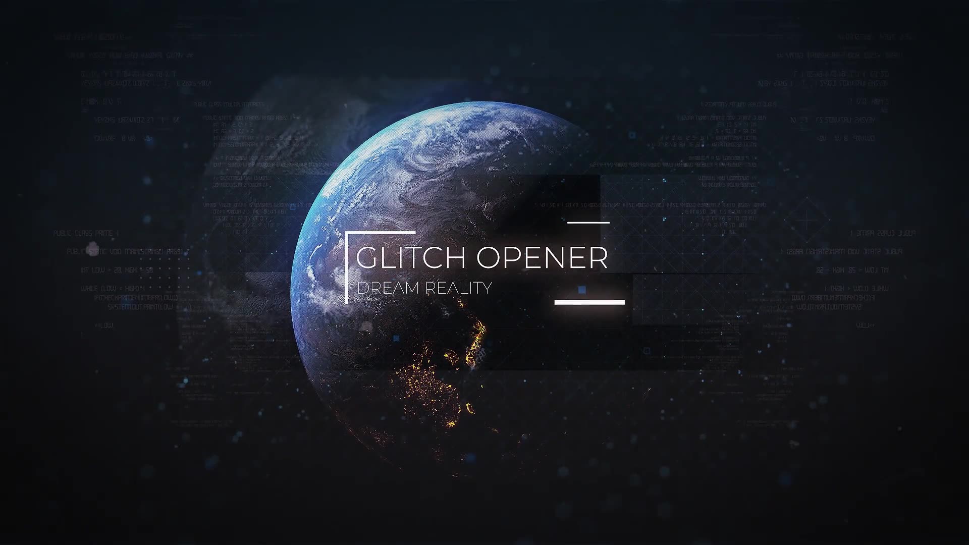Technology Glitch Earth Titles Videohive 35205433 After Effects Image 7