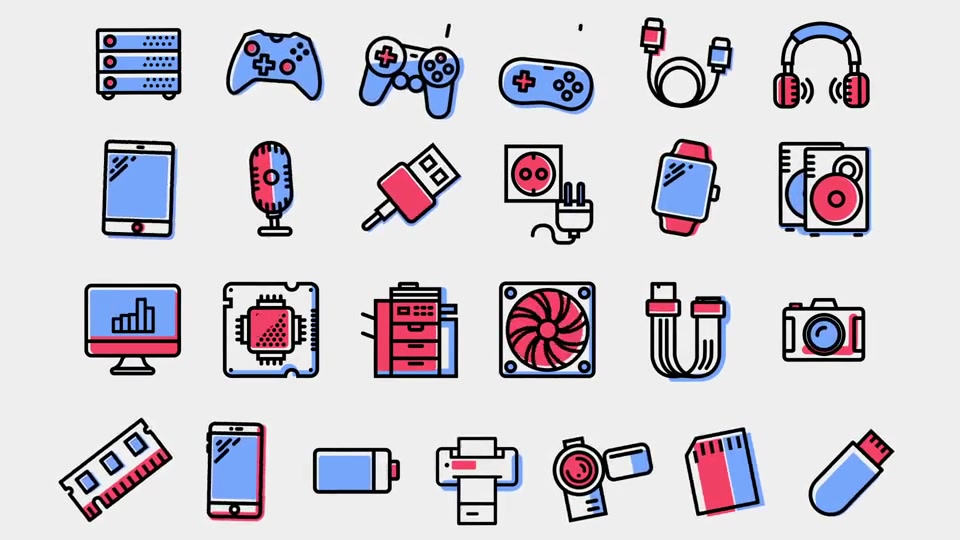 Technology Icons Videohive 20376029 After Effects Image 6