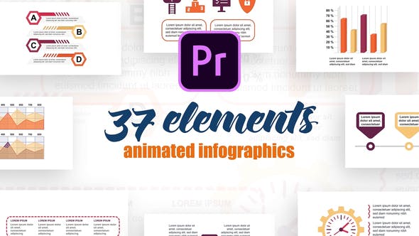Technology Infographics Vol.32 for Premiere Pro - Videohive 27525984 Download