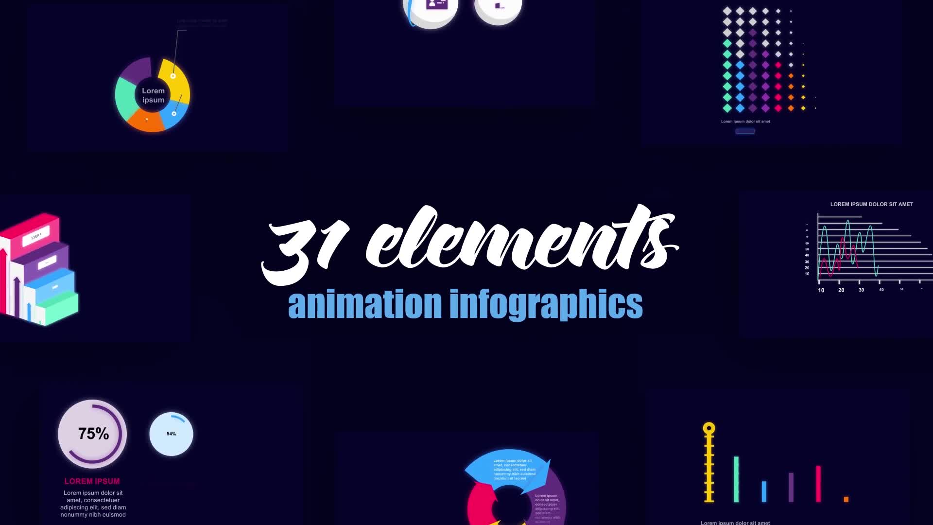 Technology Infographics Vol.47 Videohive 28113601 After Effects Image 1