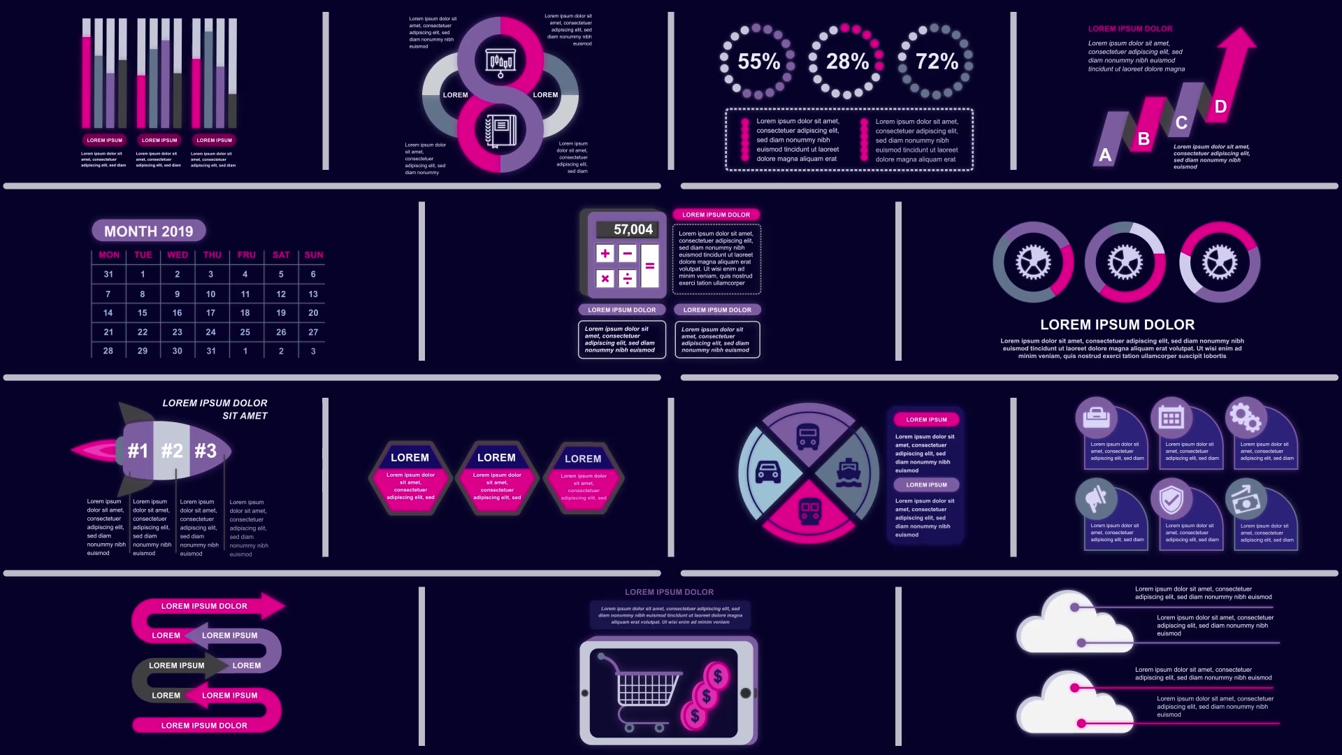 Technology Infographics Vol.51 Videohive 28113749 After Effects Image 4