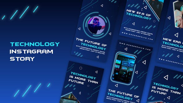 Technology Instagram Stories - Download 36266126 Videohive