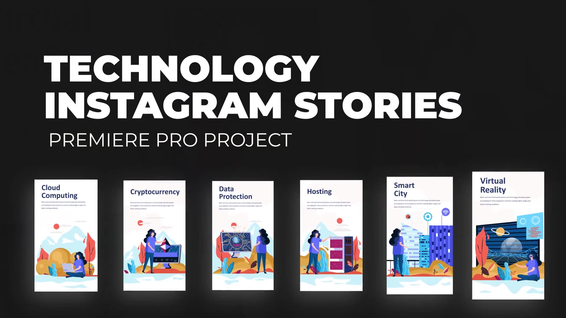 Technology Instagram Stories Videohive 30297035 Premiere Pro Image 3
