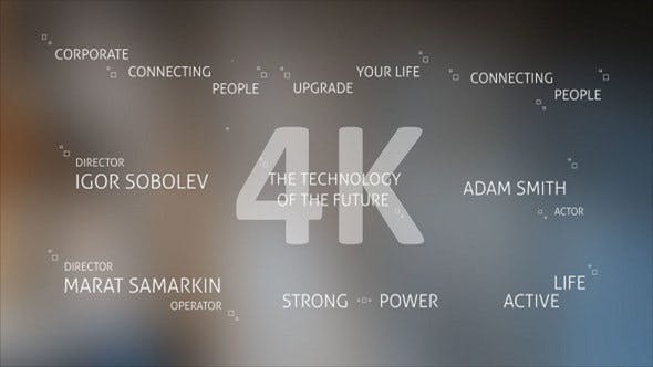 Technology Titles and Alphabet 4K - 21309494 Download Videohive