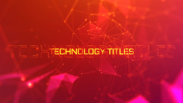 Technology Titles - Videohive 31933346 Download