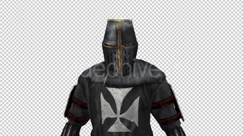 Templar Knight Walking - Download Videohive 19630192