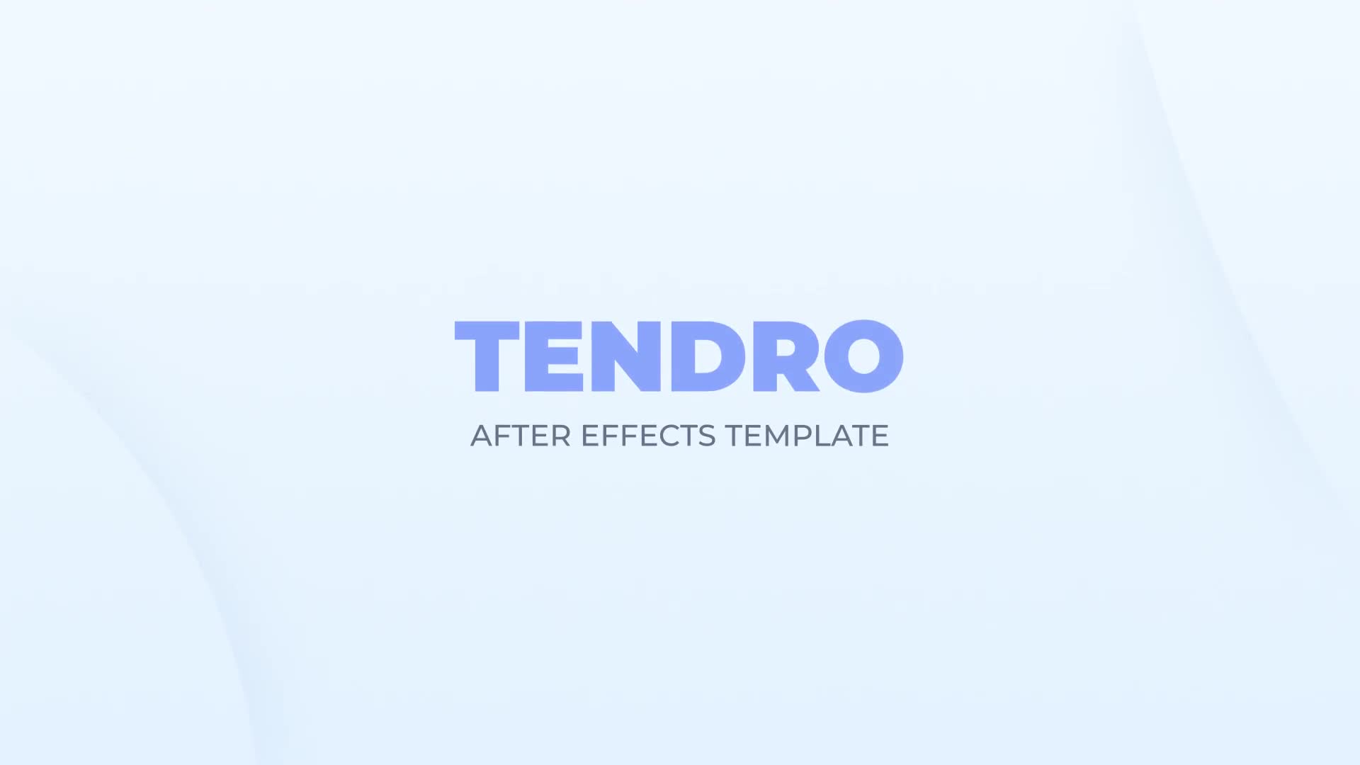 Tendro Corporate Promo Company Presentation Videohive 24194702 After Effects Image 1