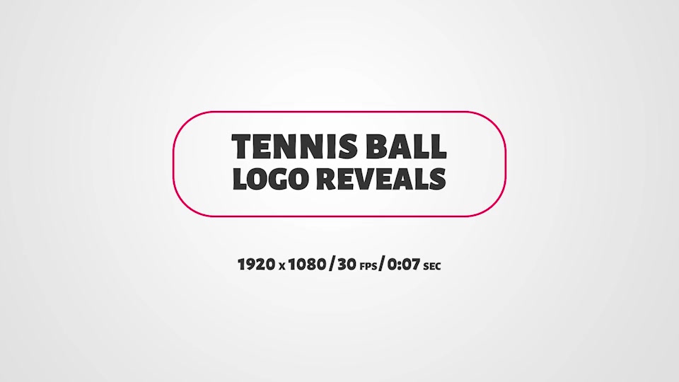 Tennis Ball Logo Reveals Videohive 22593160 After Effects Image 11