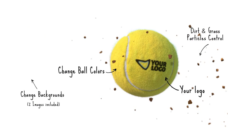 Tennis Ball Logo Reveals Videohive 22593160 After Effects Image 8