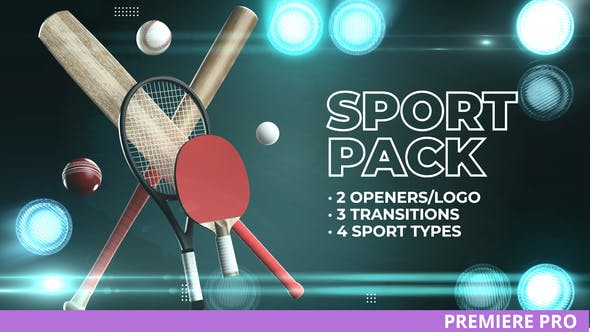 Tennis Cricket Baseball Pack for Premiere - 32299756 Download Videohive