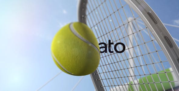 Tennis Slow Motion Reveal - Download 20986104 Videohive