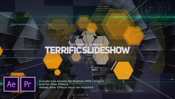 Terrific Futuristic Slideshow - Videohive Download 31083219