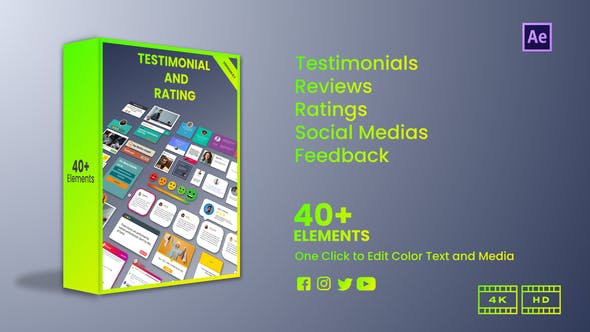 Testimonial and Rating Pack - Videohive Download 34468220