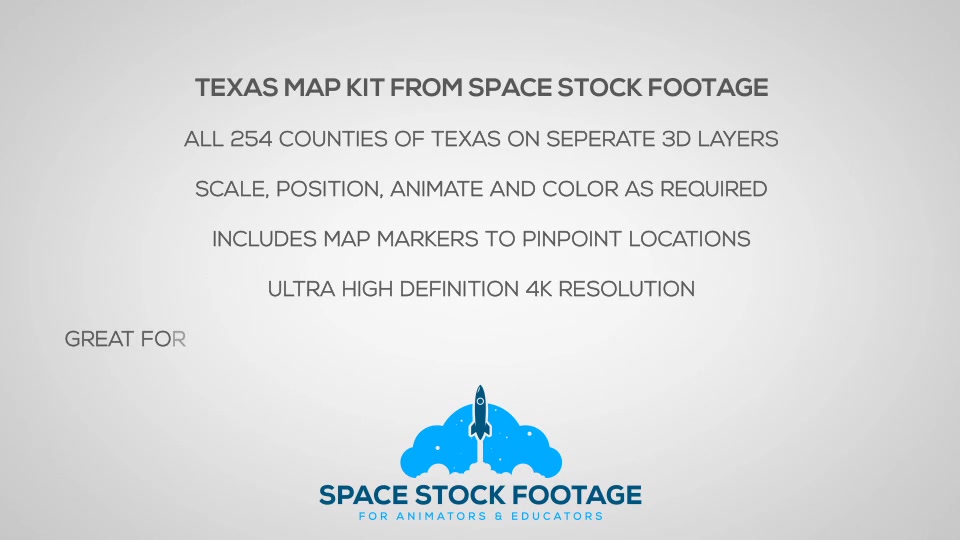 Texas Map Kit - Download Videohive 18121400