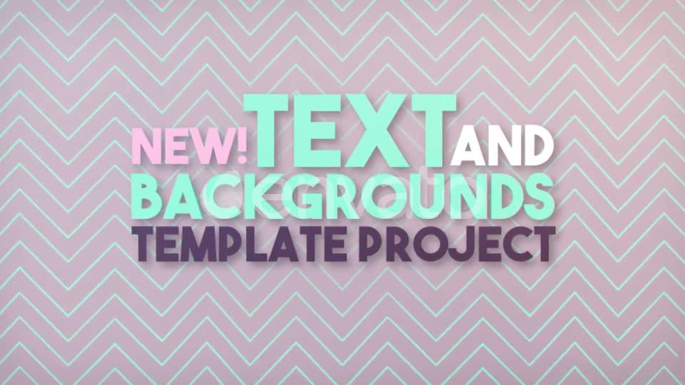 Text And Backgrounds Template Videohive 21930492 After Effects Image 1