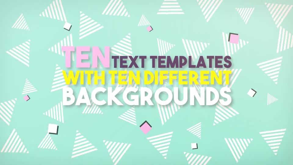 Text And Backgrounds Template Videohive 21930492 After Effects Image 2