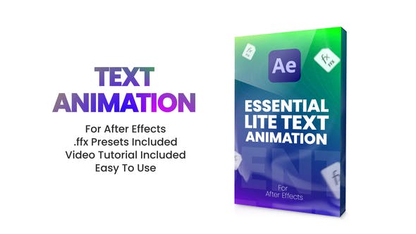 Text Animation Presets for After Effects - Videohive 38574639 Download