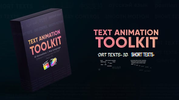 Text Animation Toolkit | Final Cut Pro - Videohive 36521830 Download