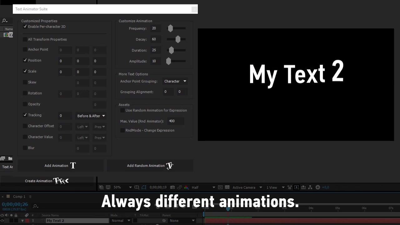 Text Animator Suite | After Effects Script - Download Videohive 14530455