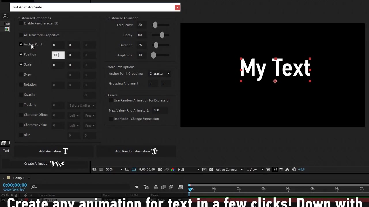 after effects animation scripts free download