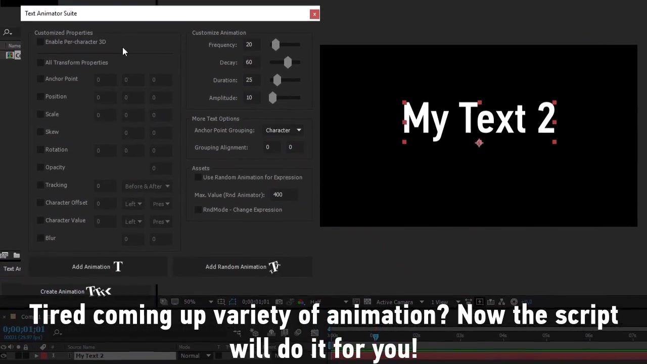 Text Animator Suite | After Effects Script - Download Videohive 14530455