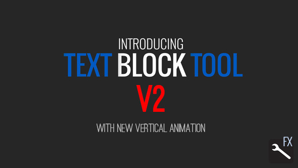 Text Block Tool - Download Videohive 7024651