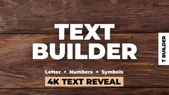 Text Builder - Download Videohive 24872699