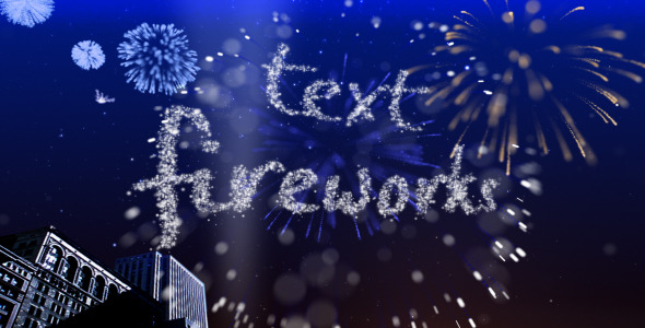 Text Fireworks - Download Videohive 307544