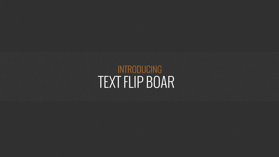 Text Flip Board - Download Videohive 7877354