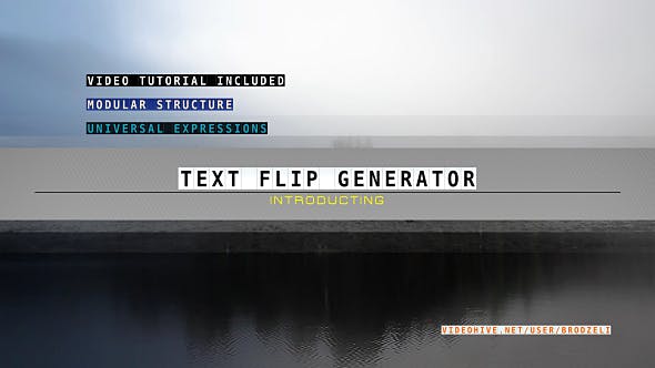 Text Flip Generator - Download Videohive 16039846