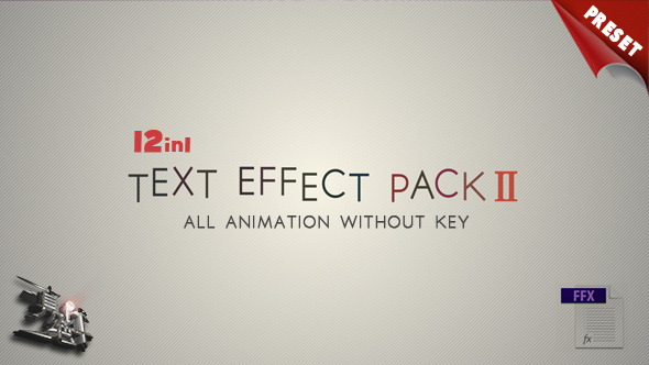 Text FX Pack II - Download Videohive 3480200