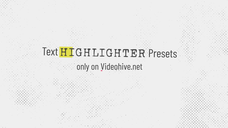 Text Highlighter Presets Videohive 28871094 After Effects Image 12