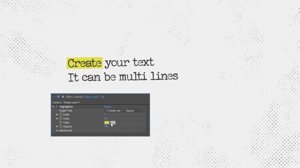 Text Highlighter Presets Videohive 28871094 After Effects Image 3