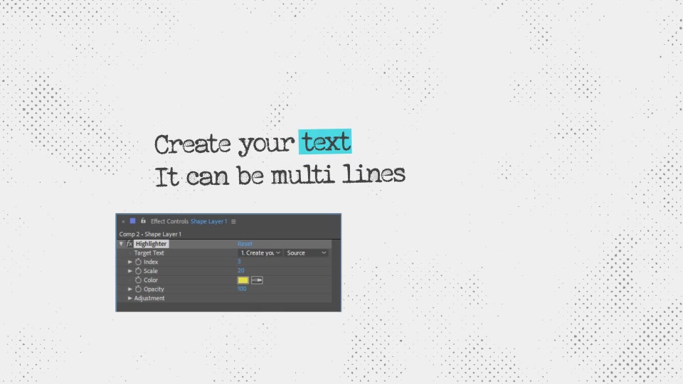 Text Highlighter Presets Videohive 28871094 After Effects Image 4