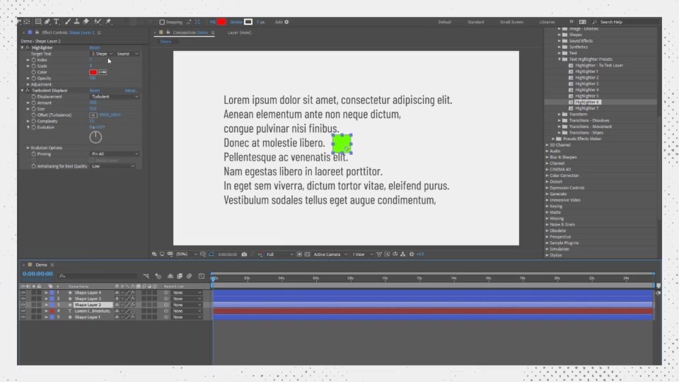 Text Highlighter Presets Videohive 28871094 After Effects Image 8