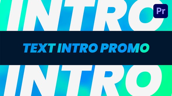 Text Intro Promo | Mogrt - Download Videohive 38284737