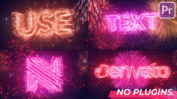 Text | Logo Fireworks - Download 34221394 Videohive