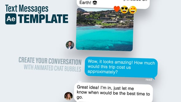 Text Message Composer AE Template - Videohive 57096234 Download
