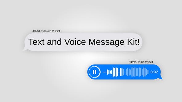 Text Message Kit with Voice - Videohive Download 21704650