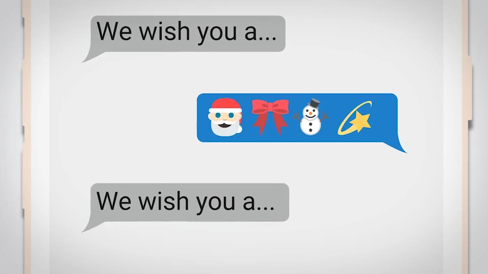 Text Messaging Holiday Greeting Videohive 21105491 After Effects Image 3