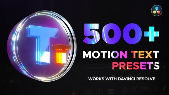 Text Presets for DaVinci Resolve - Videohive 32562489 Download