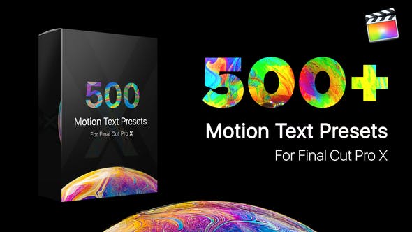 Text Presets Library for Final Cut Pro X - Download 35938186 Videohive