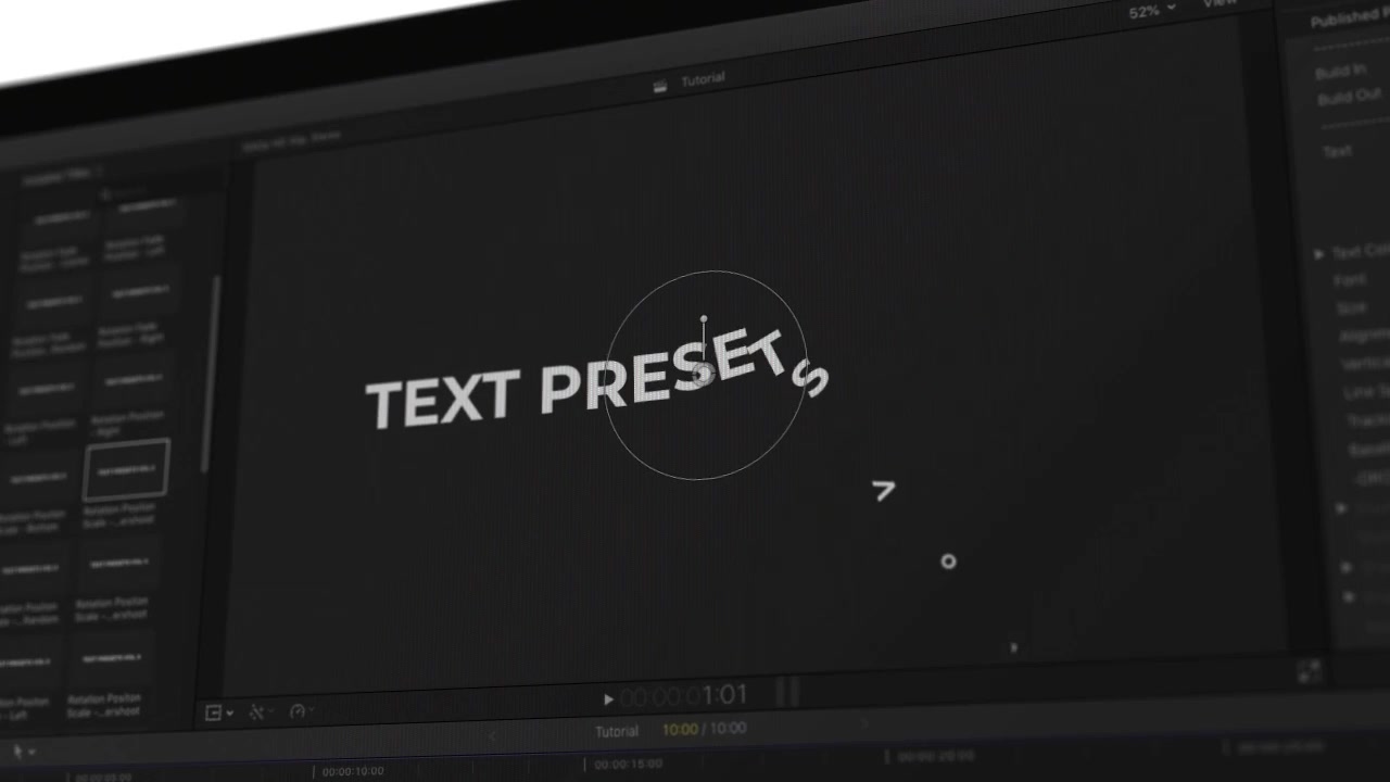 Text Presets Vol I For Final Cut Pro X Videohive 38432326 Apple Motion Image 4